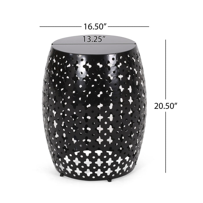 Modern Design, Metal End Table, Large