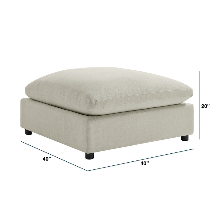 Cassandra - Square Ottoman - Beige