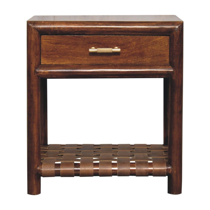 T Bar Nightstand - Dark Brown