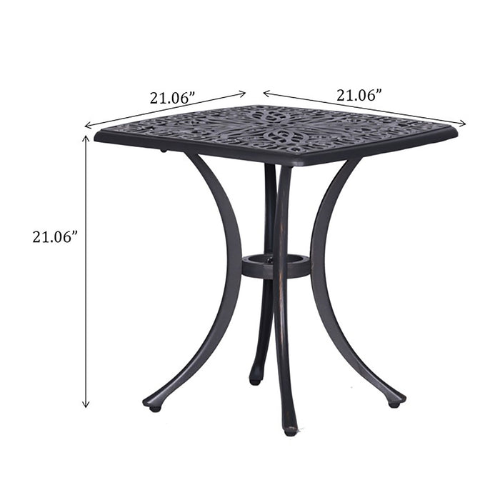 End Table - Gunmetal