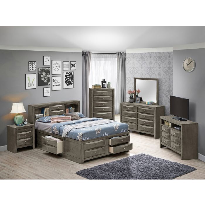 Marilla - Storage Bed With Bookcase Headboard