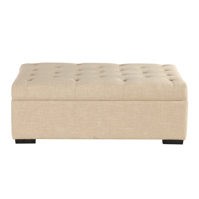 Convertible Folding Sofa Bed Ottoman With Memory Mattress And Tufted Design