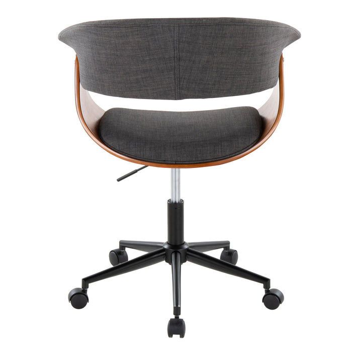 Vintage Mod - Mid-Century Modern Office Chair - Charcoal