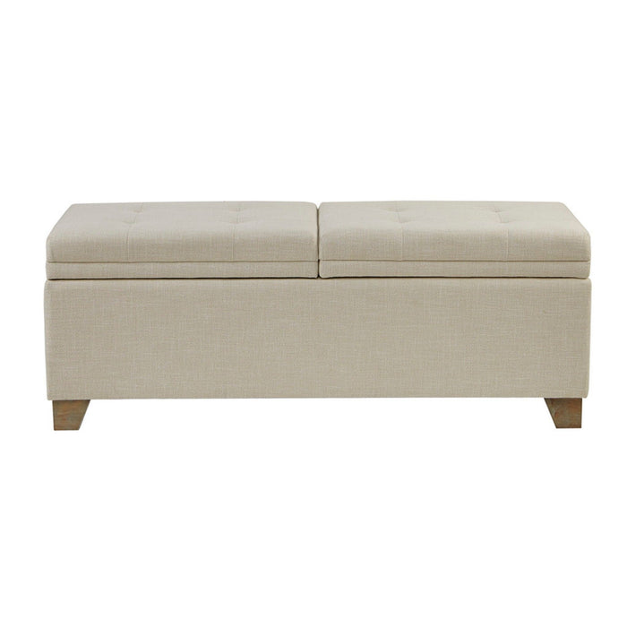 Soft Close Upholstered Storage Bench, Convenient Design