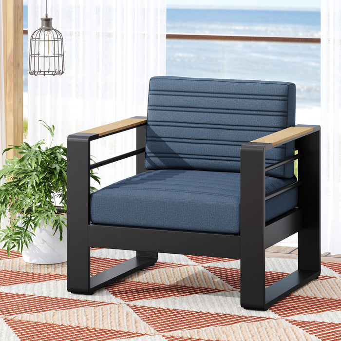 Giovanna - Club Chair Set With Aluminum Frame