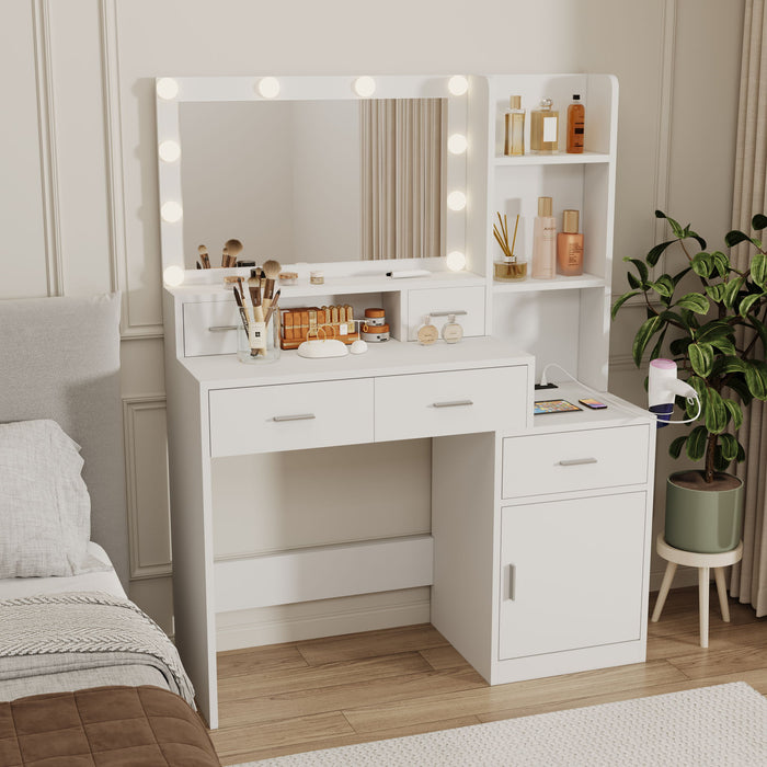 Newly Designed Smart Mirror Dressing Table With Drawers And Storage Cabinet, Dressing Table With Dressing Pad For Bedroom, Dressing Room