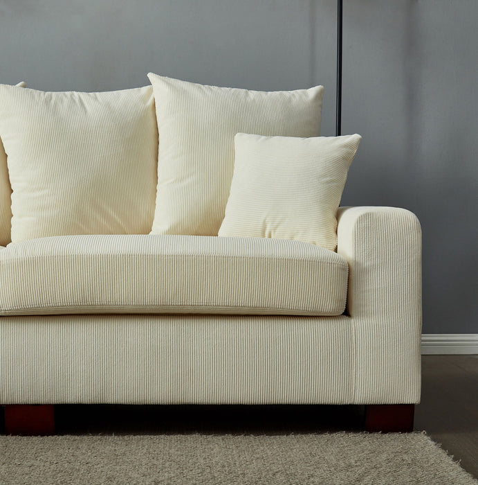 5 Seater Oversized Convertible L & U Shaped Couch