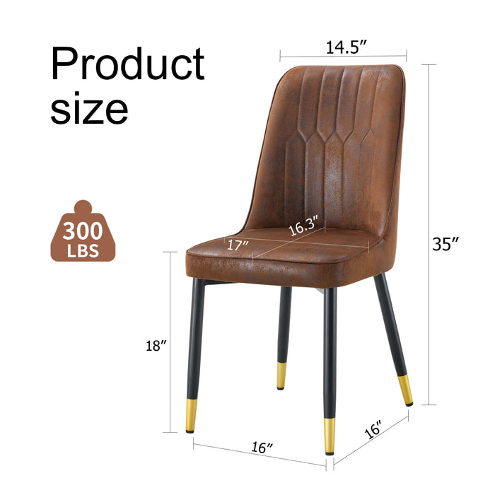 Modern Chair With Metal Legs