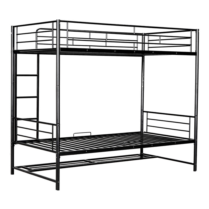 Metal Bunk Bed & Shelf And Guardrails