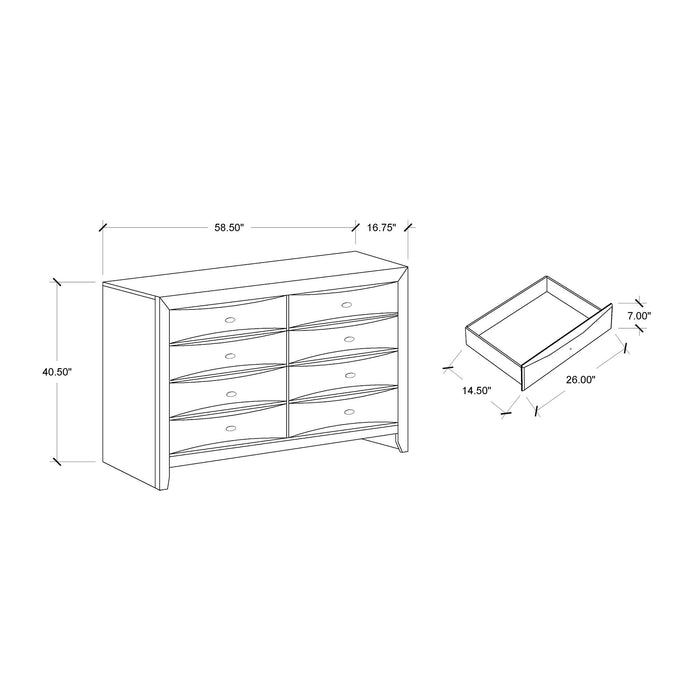 Lucille - Dresser With Spacious Drawers