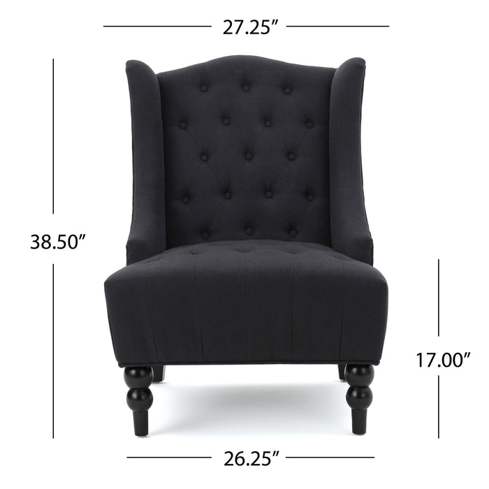 Toddman - Hi - Back Club Chair With Elegant Design