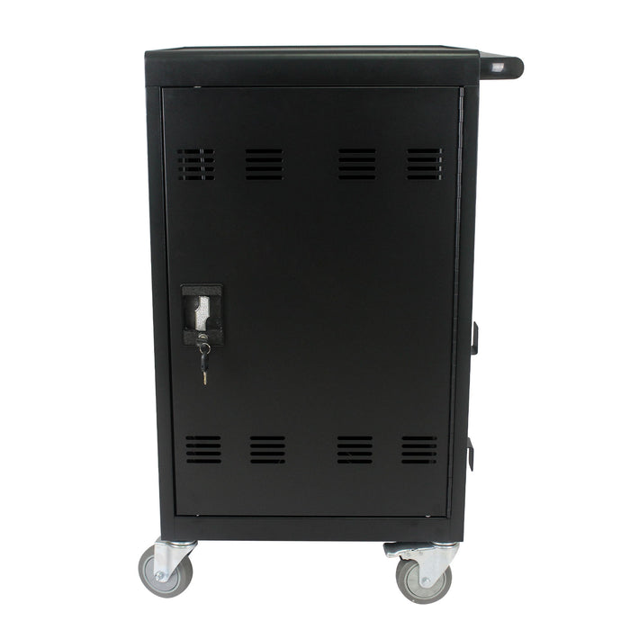 Mobile Charging Cart And Cabinet For Tablets Laptops 30 Device With Combination Lock