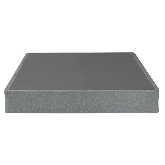 Foldable 9" Twin Size Metal Mattress Box Spring Foundation Bedroom Furniture Bed Base - Gray