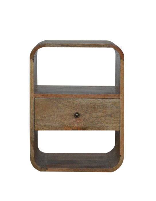 London - Nightstand - Beige Brown