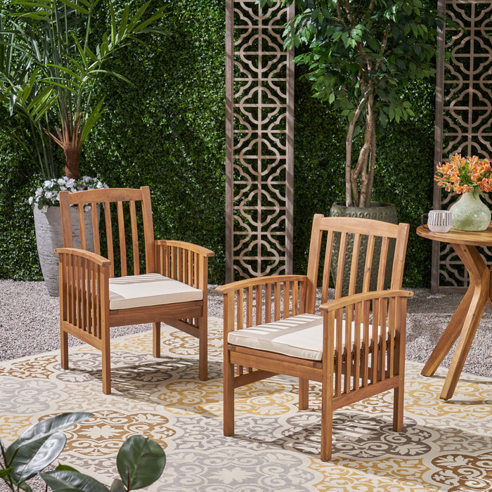 Casa - Acacia Dining Chair Set With Cushions,