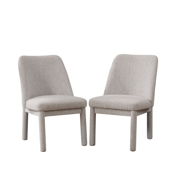 Wide Minimalist Dining Chair (Set of 2)