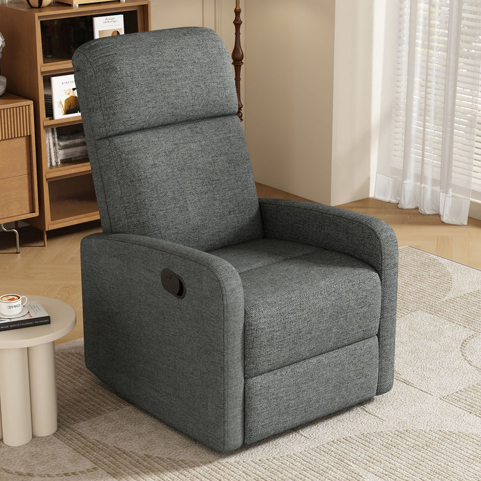 Modern Recliner Manual, Home Theater Chair With Adjustable Backrest