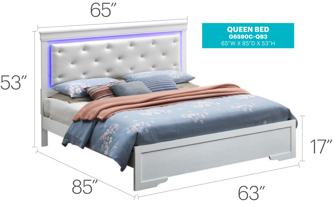 LED Elegant Bed