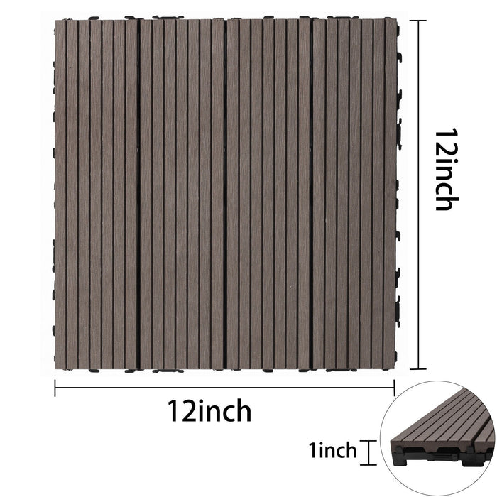 Composite Deck Tiles, Resist Rust, Water, Weather