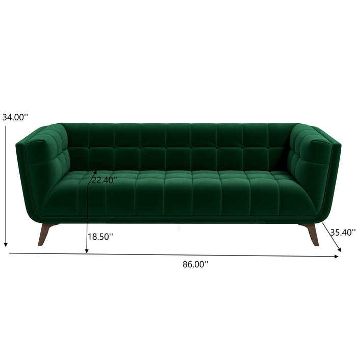 Addison - Mid-Century Modern Design Tufted Sofa