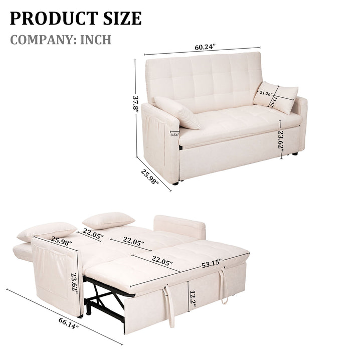 Balus - Sofa Bed Combination With Storage Pockets