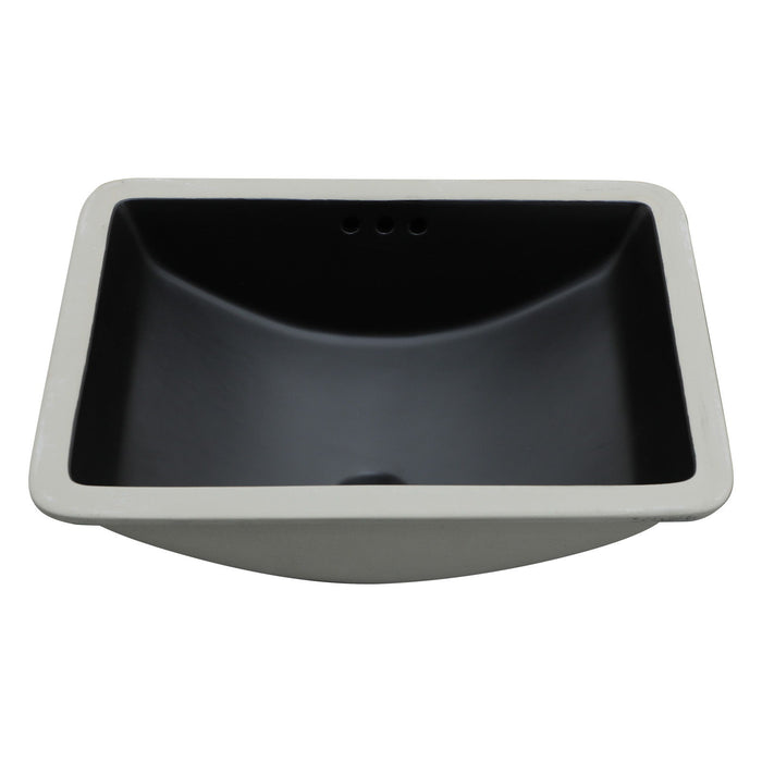 Modern Ceramic Undermount Bathroom Sink With Overflow, High Quality