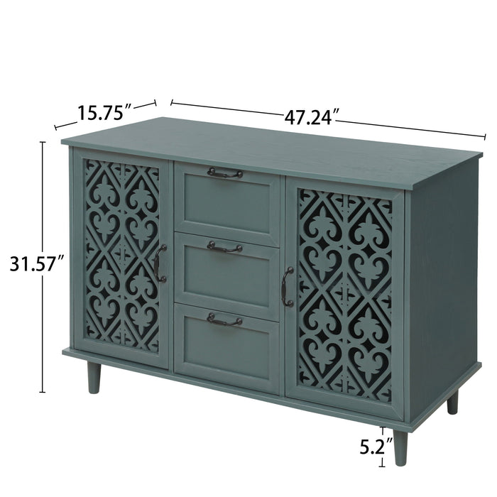 2 Door 3 Drawer Cabinet