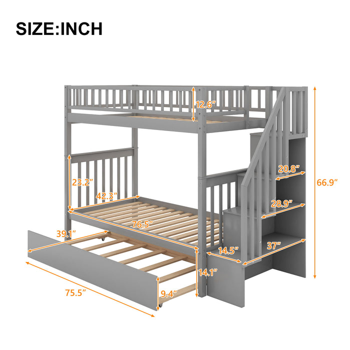 Bunk Bed With Staircase