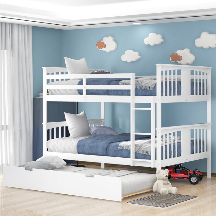 Bunk Bed With Ladder For Bedroom, Guest Room Furniture