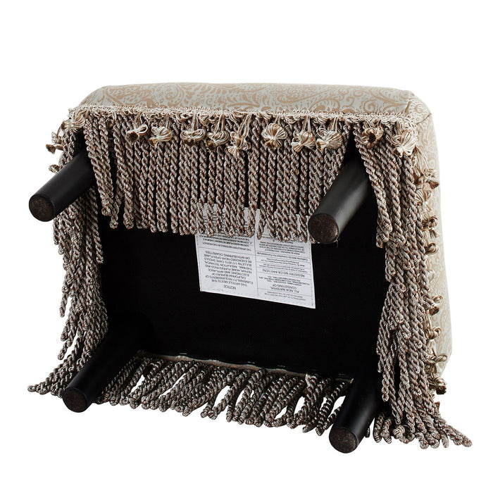Fiona - Handcrafted Accent Footstool Ottoman