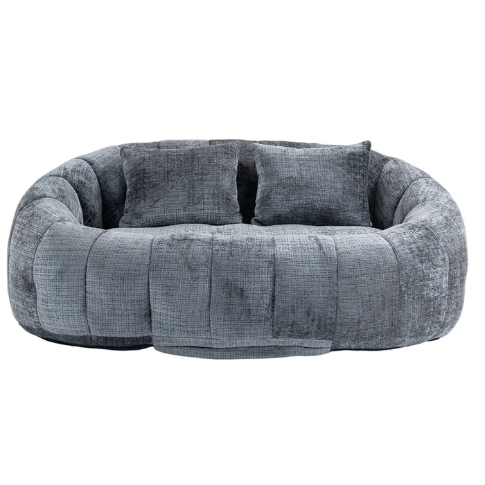 Bean Bag Lazy Sofa, Durable Comfort Lounger High Back Bean Bag Chair Couch