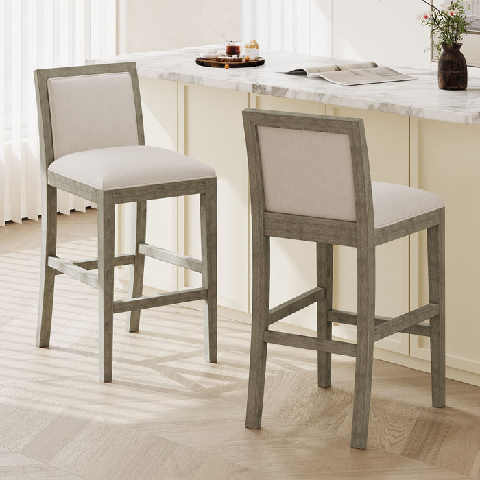 Upholstered Barstools (Set of 2)