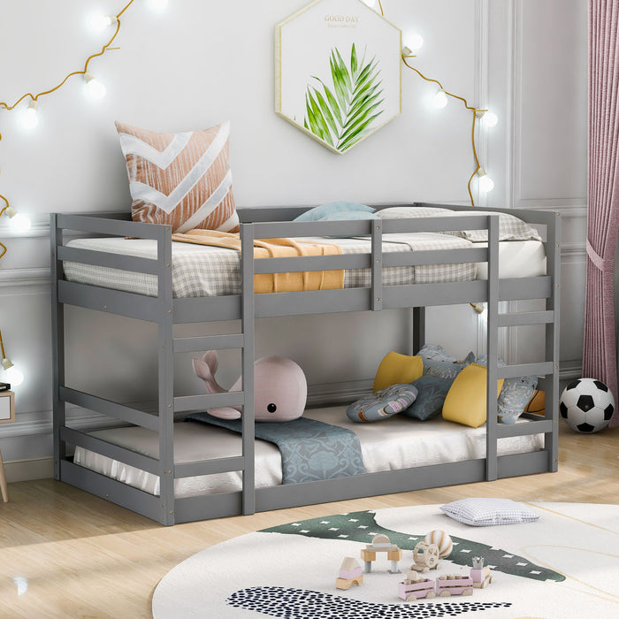 Crafted Bunk Bed With Ladder