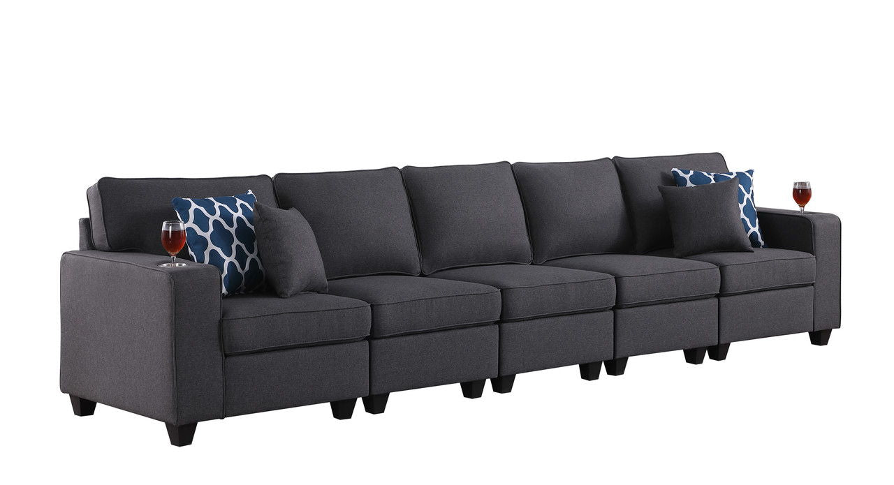 Cooper - Beautiful Sofa With Cupholder