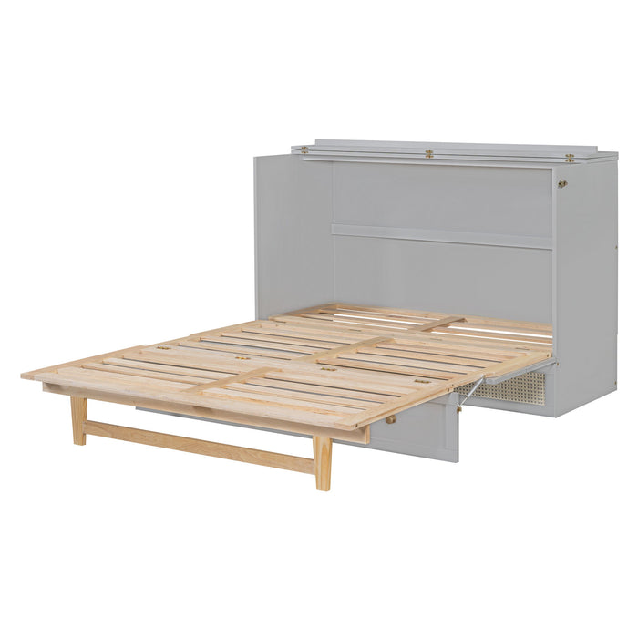 Murphy Bed With Large Drawers, Space Saving Design