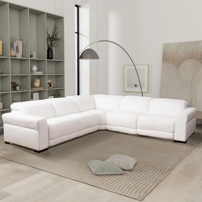 Yohan - Reclining Sectional Sofa - White