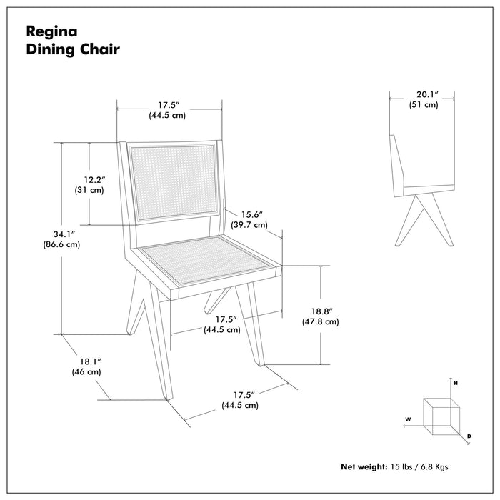 Regina - Handcrafted Dining Chair (Set of 2)