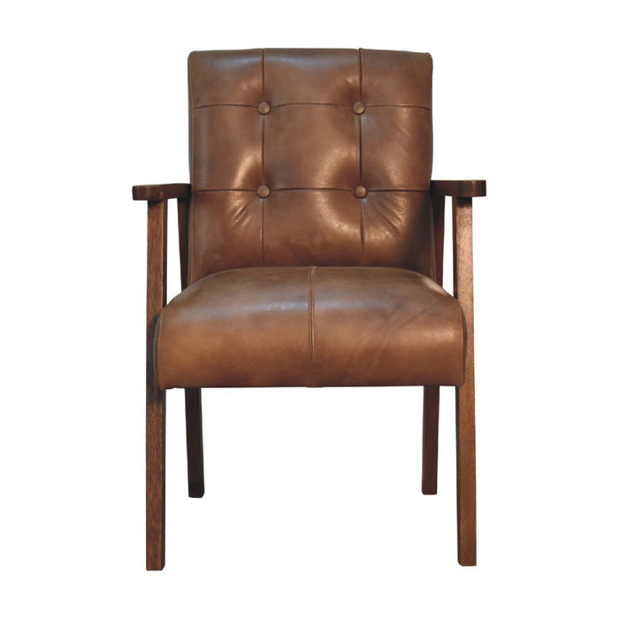 Buffalo - Leather Chair - Brown