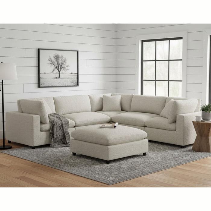 Cassandra - Modular 6 Piece Sectional - Beige