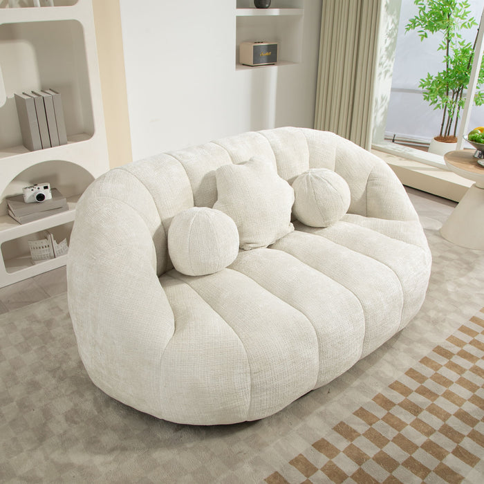 Bean Bag Lazy Sofa Durable Comfort Lounger High Back Bean Bag Chair Couch