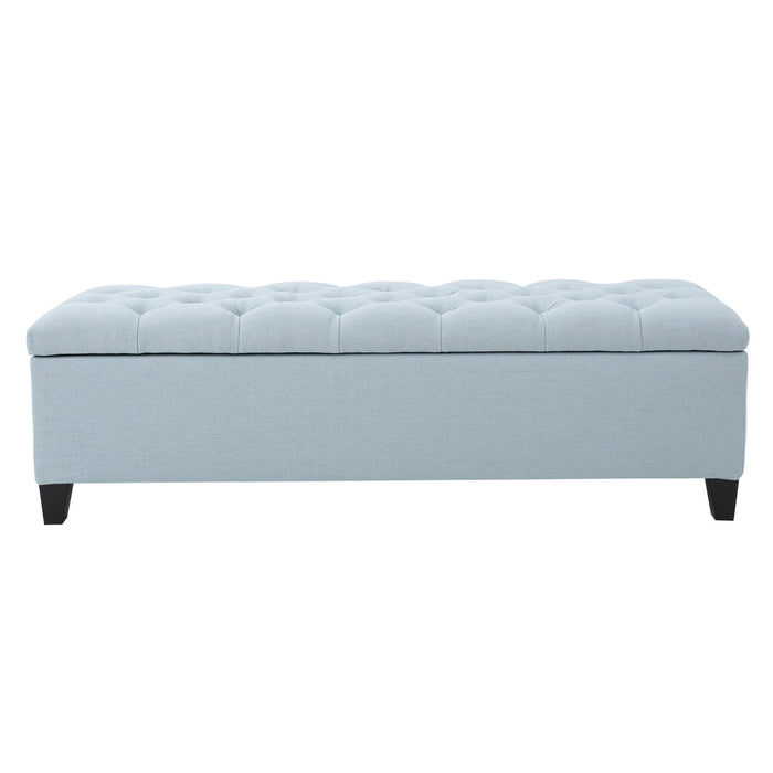 Glouster - Contemporary Storage Ottoman With Button Tufted Design