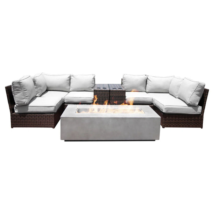 Outdoor Elegance Conversation Set With Fire Pit