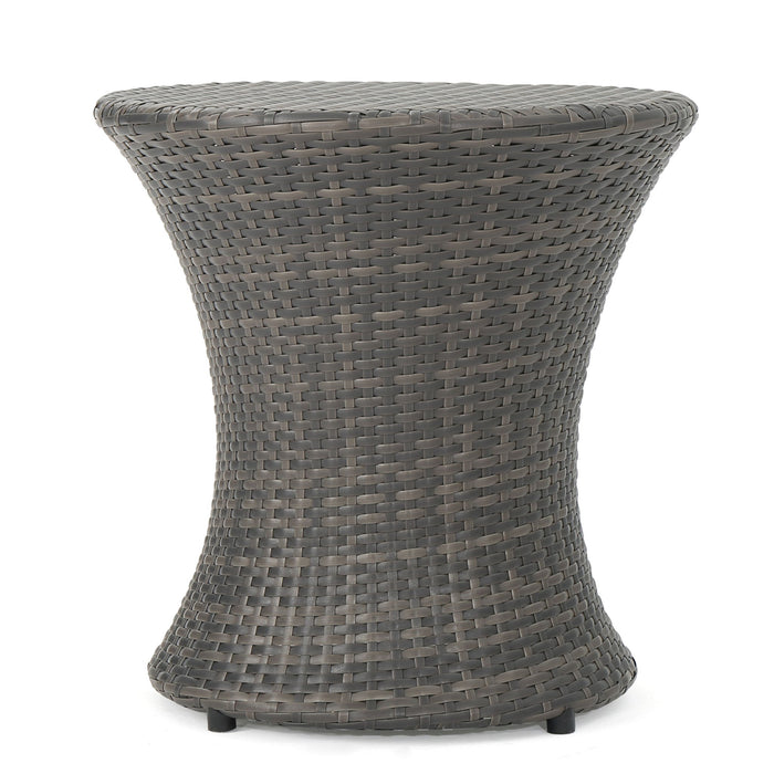 Thrive - Hourglass Rattan Table With No Glass Top