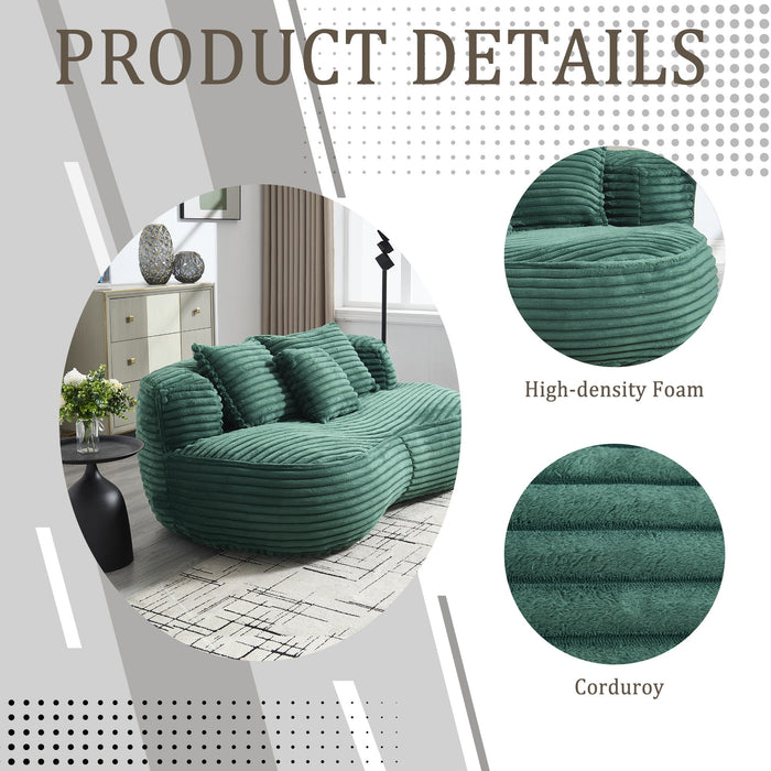 Bean Bag, Lazy Sofa Comfort Lounger High Back Chair