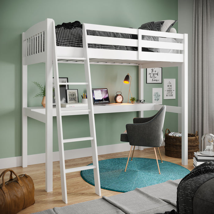 Everest - High Loft Bed With Desk And Storage