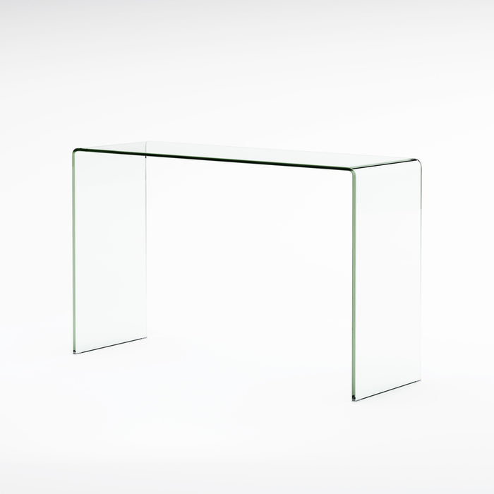 Cadyn - Tempered Glass Console Table Sleek Design - Clear