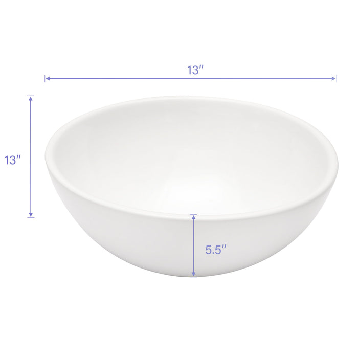 Modern Ceramic Circular Vessel Bathroom Sink