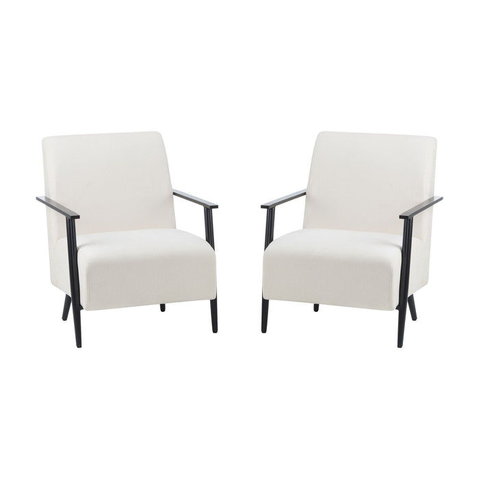 Modern Lounge Chair With Polyester Upholstery