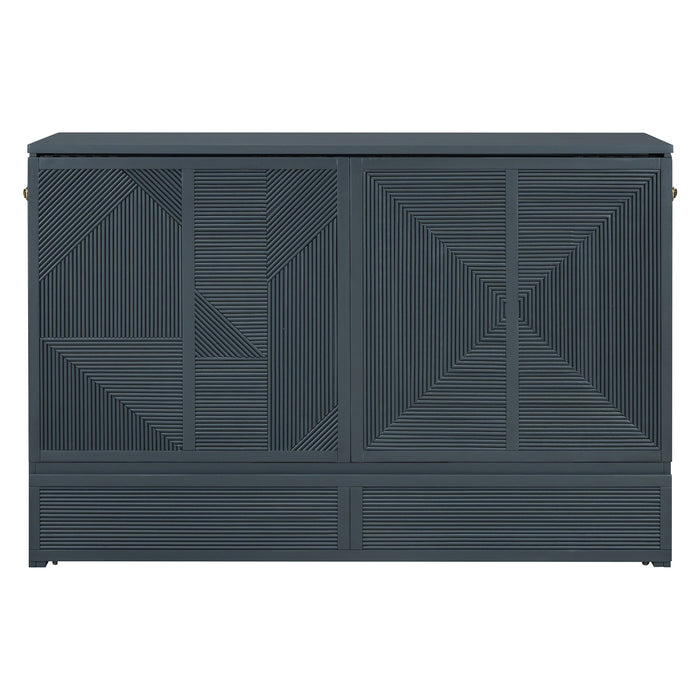 Murphy Bed With Large Drawer, USB Ports And Outlets