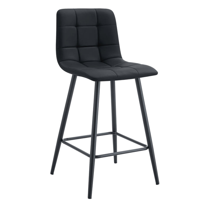 Bar Chair Set Comfortable With Metal Legs And Ergonomic Design